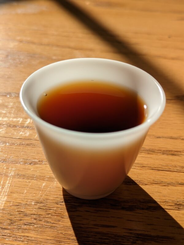 Mutton Fat Ice Jade Porcelain "Flared Rim" Tea Cup
