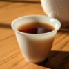 Mutton Fat Ice Jade Porcelain "Flared Rim" Tea Cup