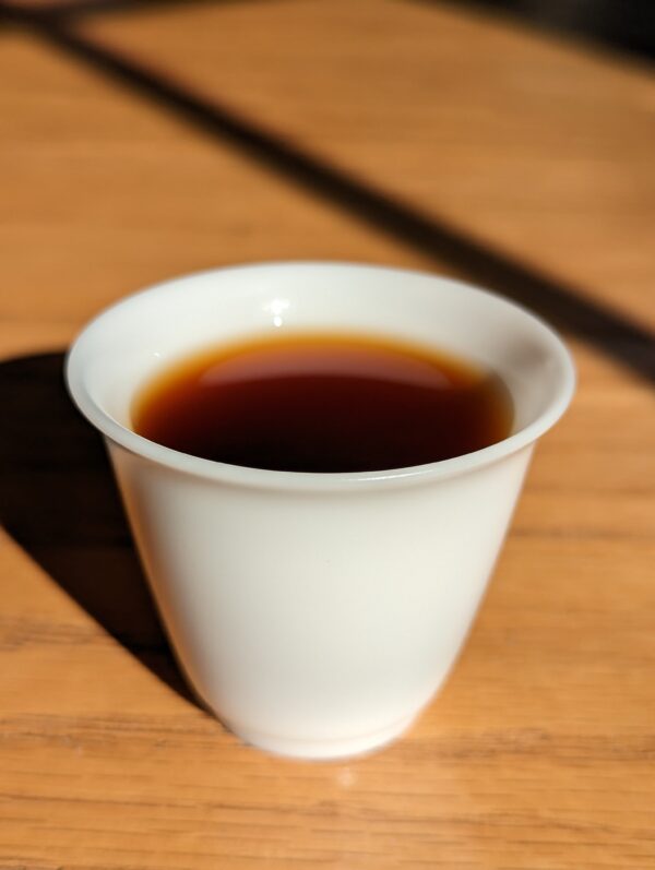 Mutton Fat Ice Jade Porcelain "Flared Rim" Tea Cup