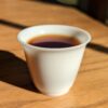 Mutton Fat Ice Jade Porcelain "Flared Rim" Tea Cup