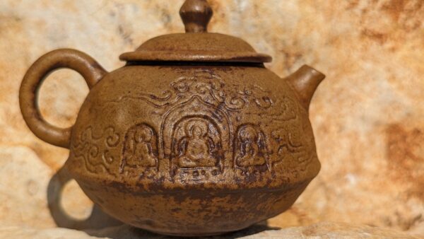 Buddha Grotto Wood-Fired Kiln Clay Teapot
