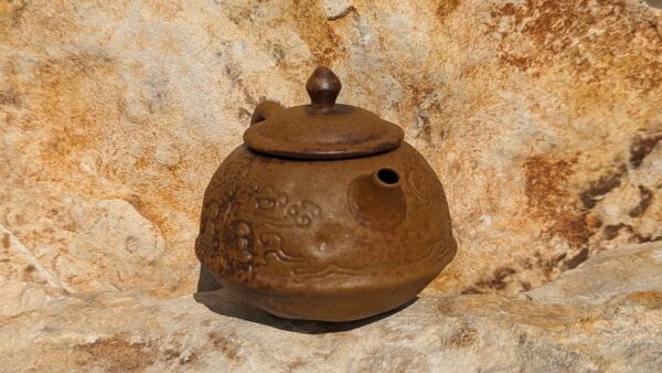 Buddha Grotto Wood-Fired Kiln Clay Teapot
