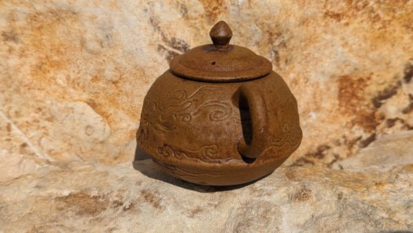 Buddha Grotto Wood-Fired Kiln Clay Teapot