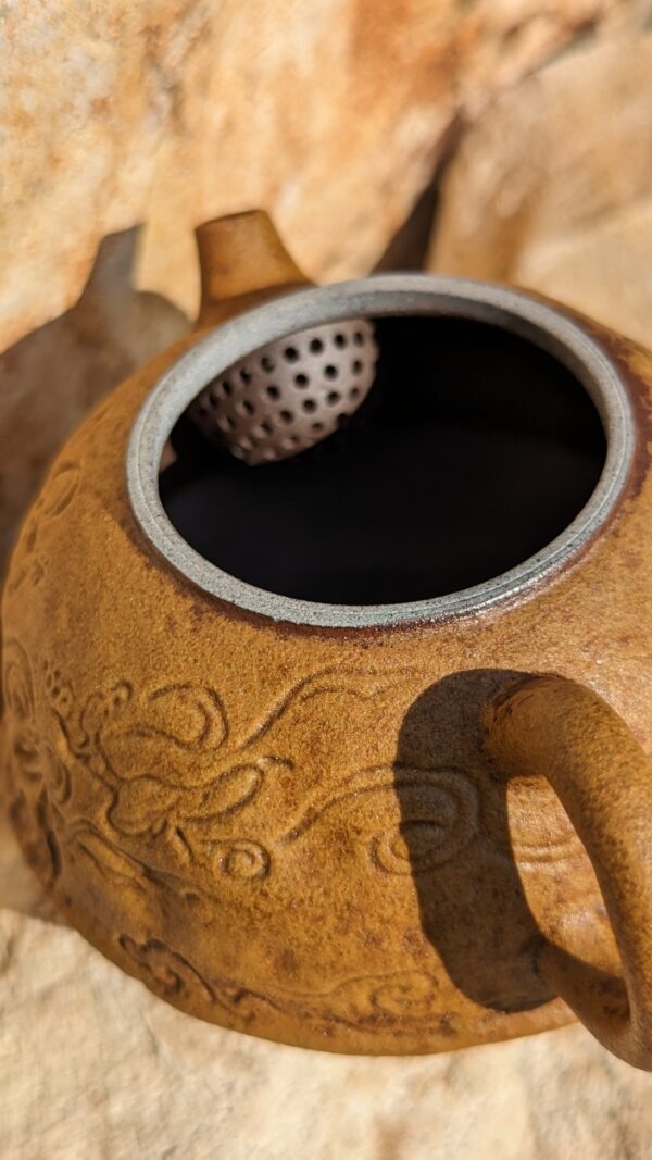 Buddha Grotto Wood-Fired Kiln Clay Teapot