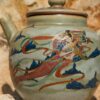 Pipa and Harp Players Dunhuang Style Teapot