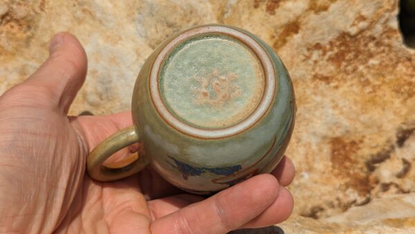 Pipa and Harp Players Dunhuang Style Teapot