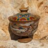 Pipa and Harp Players Dunhuang Style Gaiwan