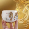 Jingdezhen "Five Tigers Pose" Tea Cup in Gift Box