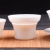 Mutton Fat Jade Porcelain "Bai Ci" Strainer
